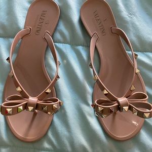 Valentino Rockstud PVC Sandals